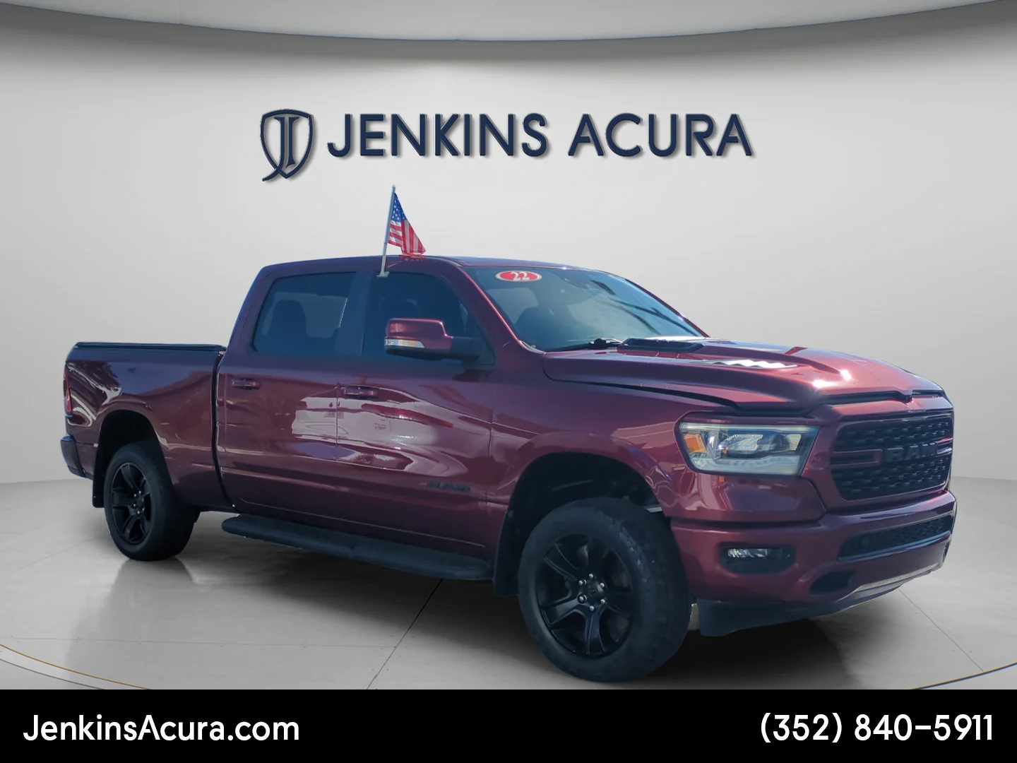 Used 2022 Delmonico Red Pearlcoat Ram BIG HORN image 1