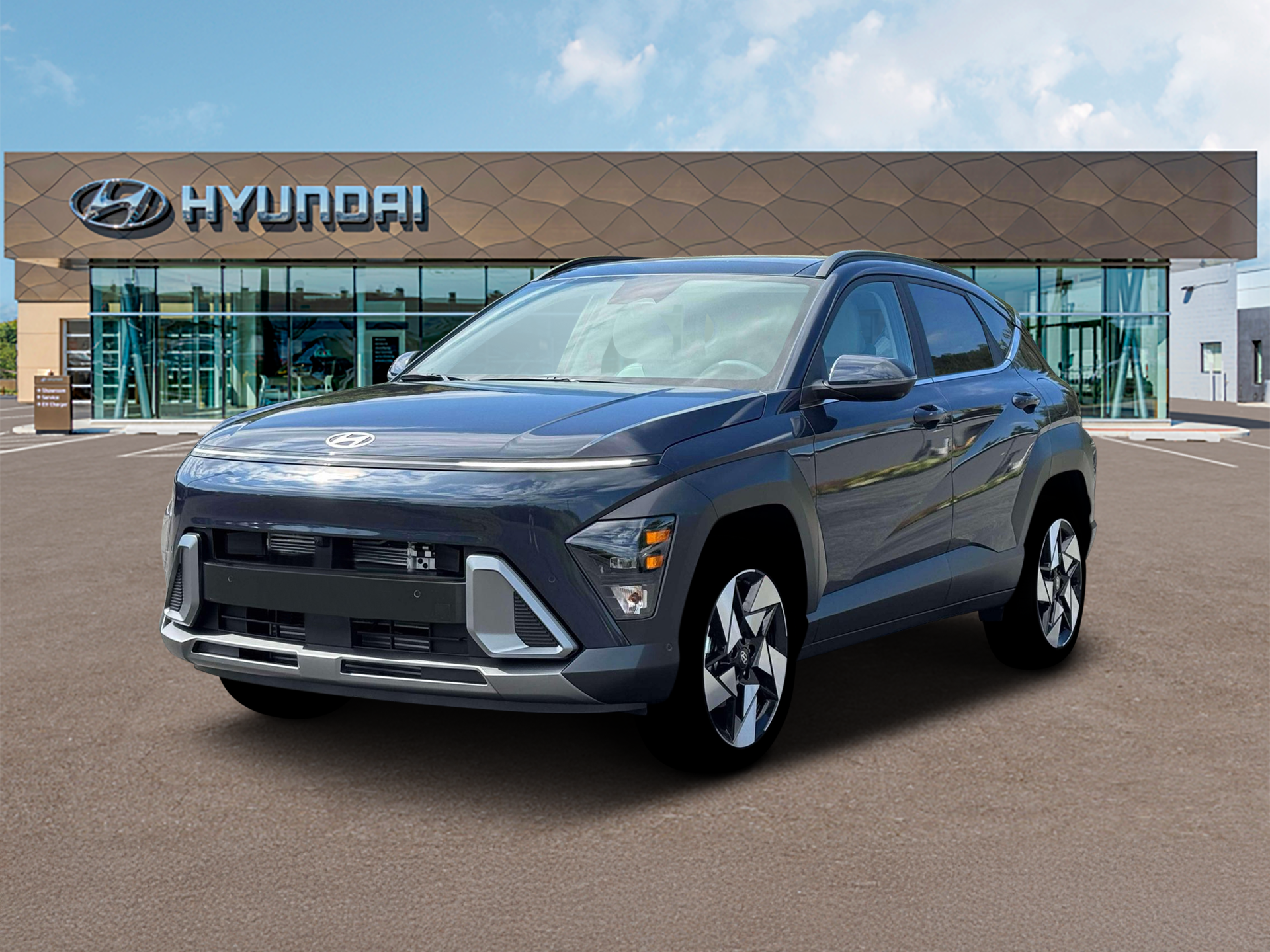 New 2026 Blue Hyundai Limited AWD image 1