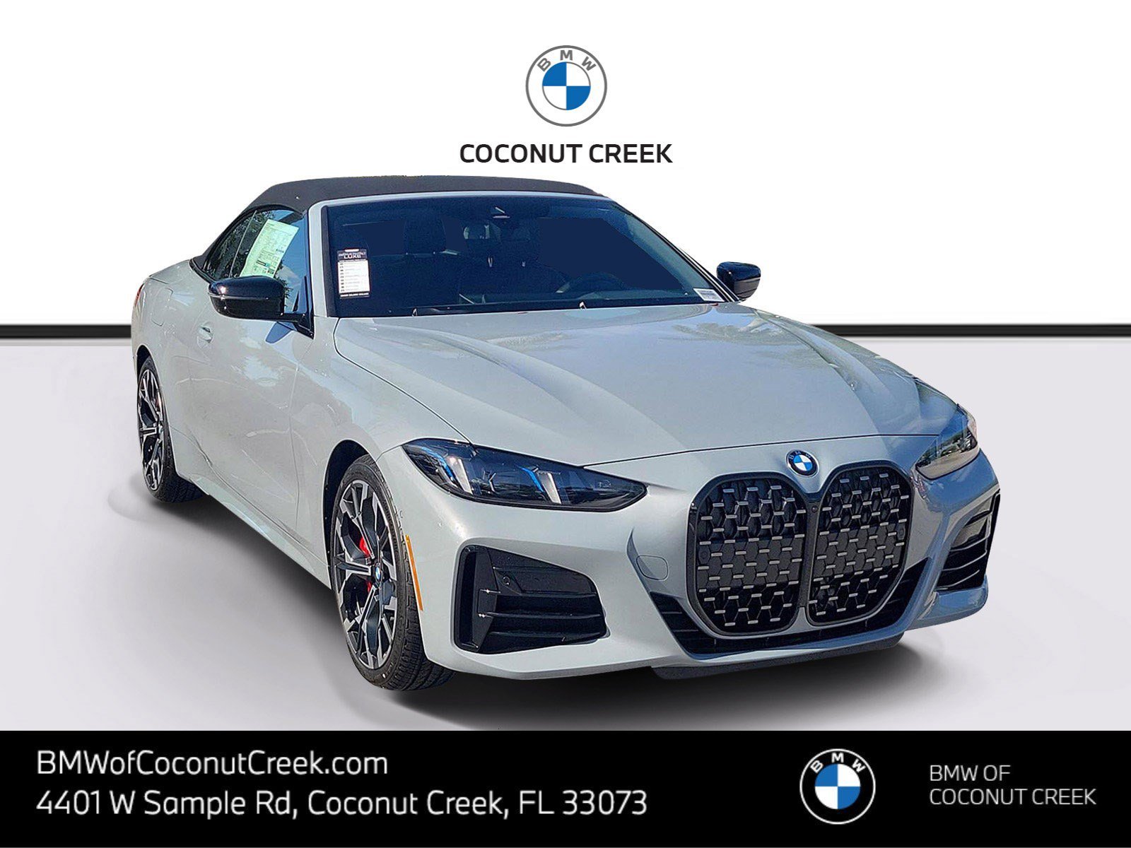 New 2026 Brooklyn Grey Metallic BMW 430i image 1