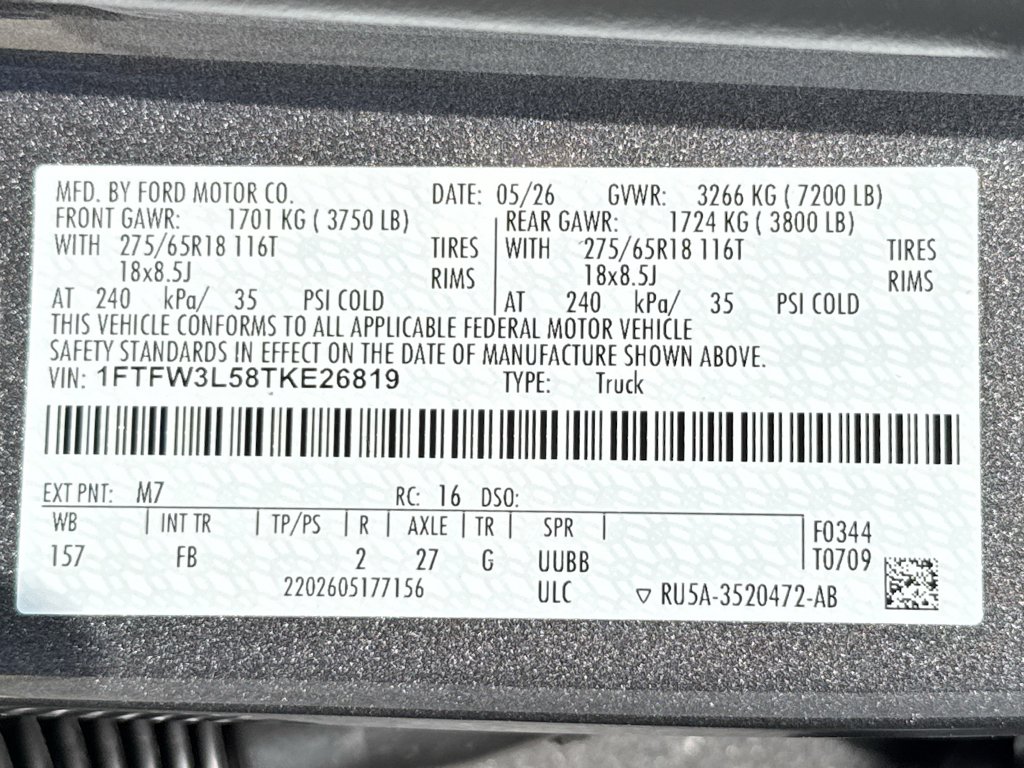 New 2026 Carbonized Gray Metallic Ford XLT image 28