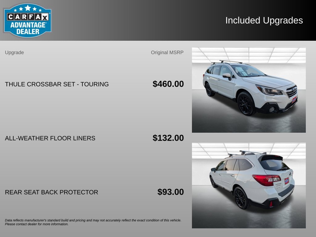 Used 2019 White Subaru 3.6R Touring image 3