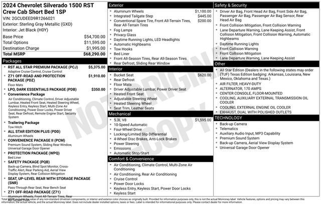 Used 2024 Sterling Gray Metallic Chevrolet RST image 35