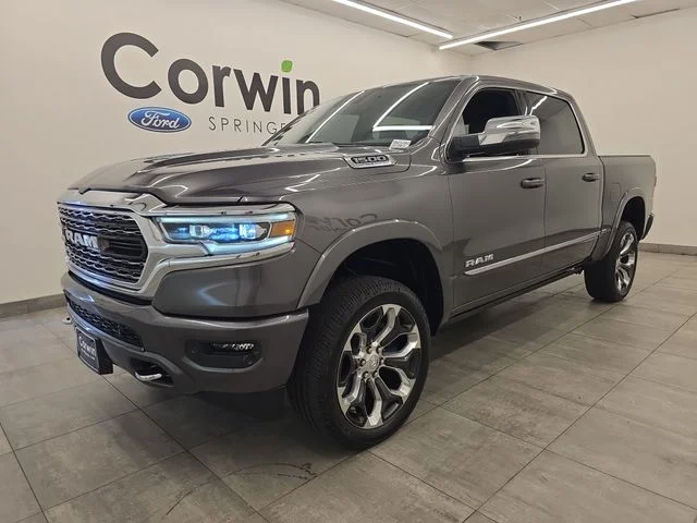 Used 2023 Granite Crystal Clearcoat Metallic Ram Limited image 46