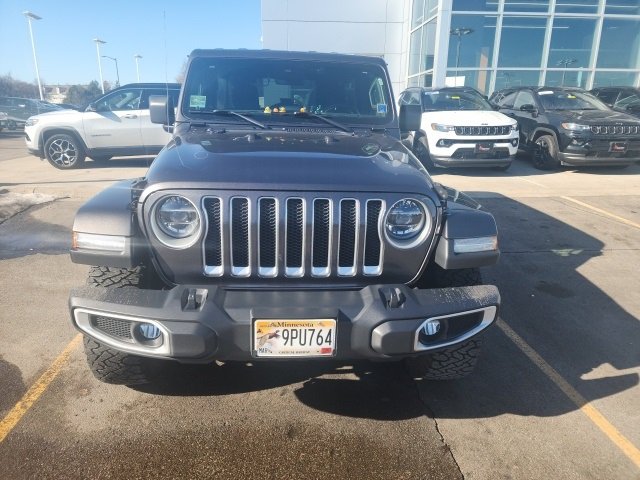 Used 2019 Jeep Wrangler Unlimited Sahara with VIN 1C4HJXEG9KW613023 for sale in Shakopee, Minnesota