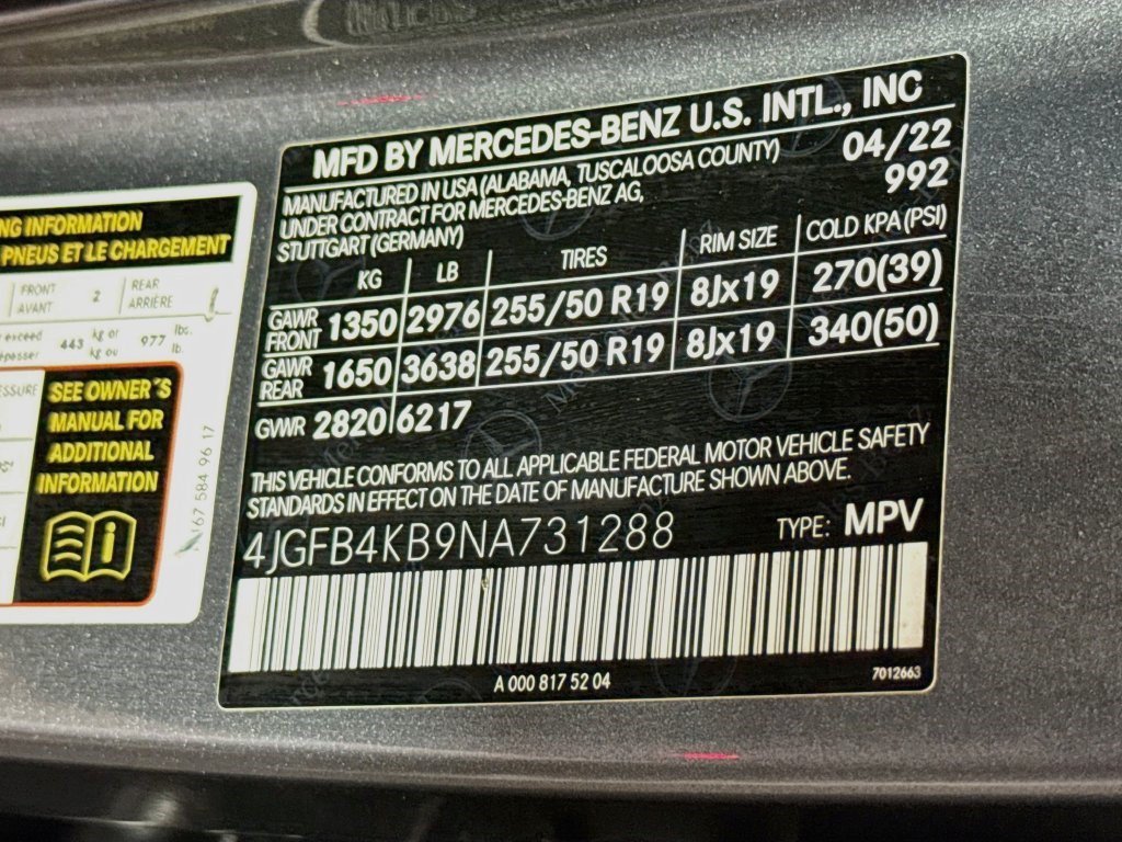 Used 2022 Selenite Gray Metallic Mercedes-Benz GLE 350 image 36