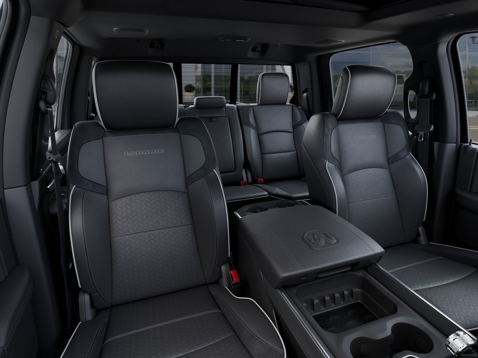 New 2026 Bright White Clear-Coat Exterior Paint RAM LARAMIE image 116