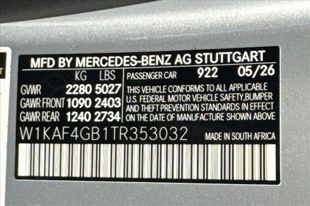 New 2026 Cirrus Silver Metallic Mercedes-Benz C 300 image 60