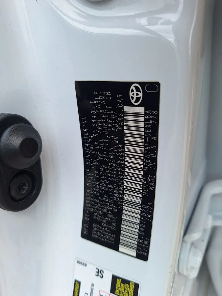 Used 2024 White Toyota LE image 31