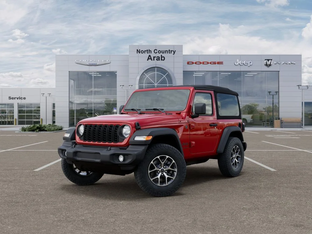 New 2026 Firecracker Red Clear-Coat Exterior Paint Jeep Sport S image 1