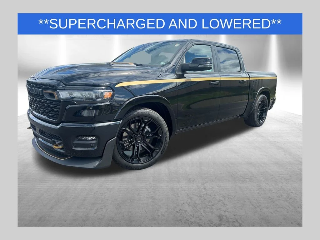 New 2026 Diamond Black Crystal Pearl-Coat Exterior Paint RAM  Big Horn/Lone Star image 1