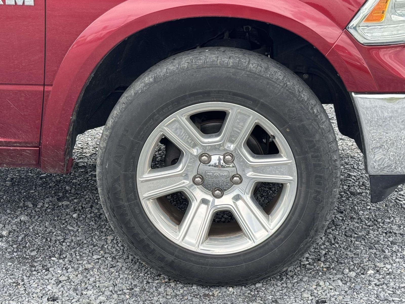 Used 2015 Deep Cherry Red Crystal Pearlcoat Ram Laramie Limited image 6