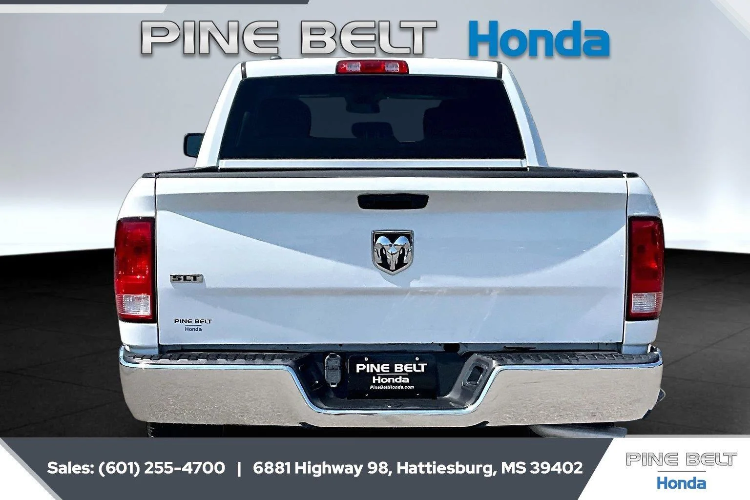 Used 2021 Bright White Clearcoat Ram SLT image 4