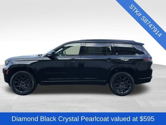 New 2025 Diamond Black Crystal Pearl-Coat Exterior Paint Jeep Summit image 4