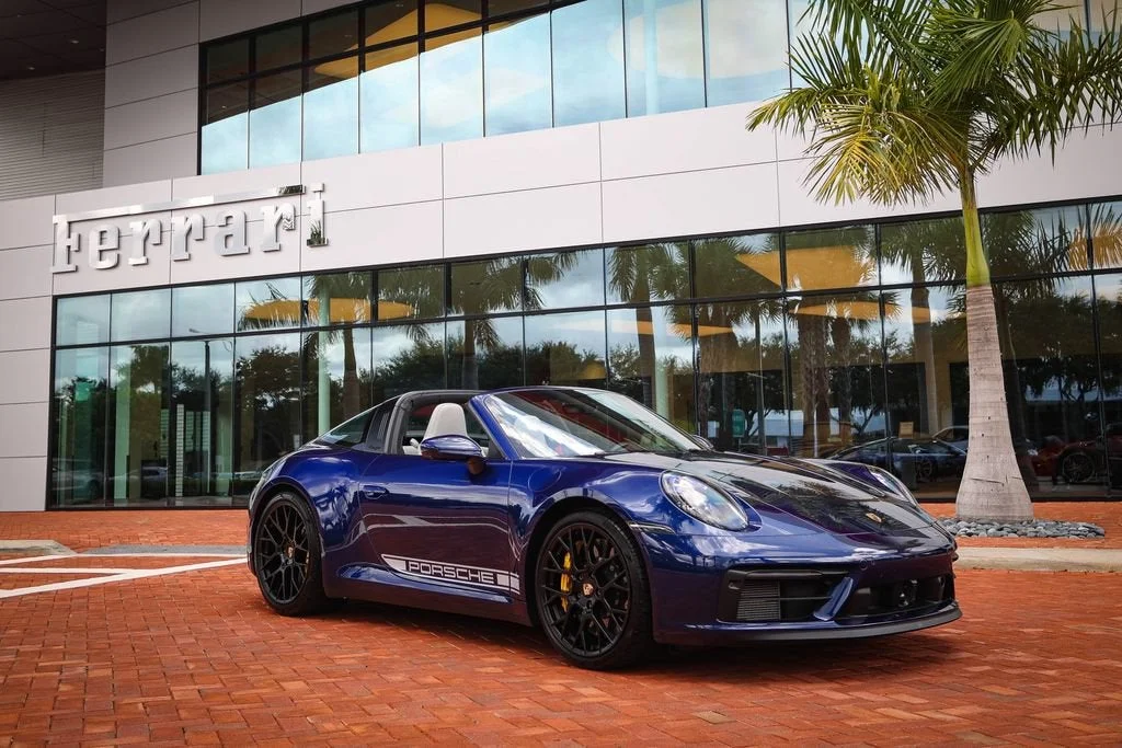 Used 2024 Gentian Blue Metallic Porsche Targa 4 GTS image 28