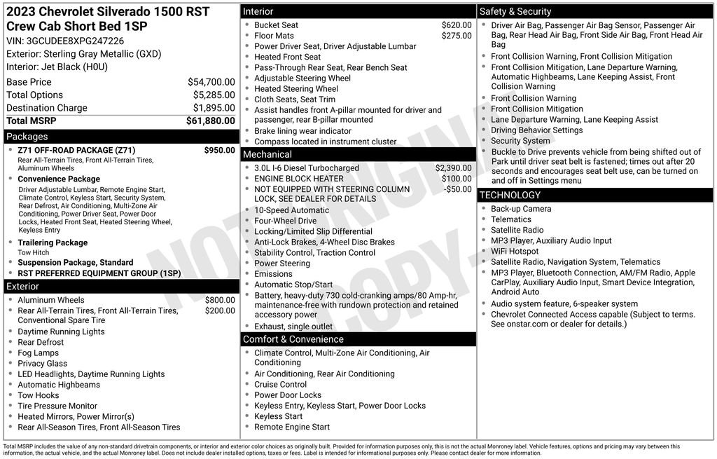 Used 2023 Gray Chevrolet RST image 21