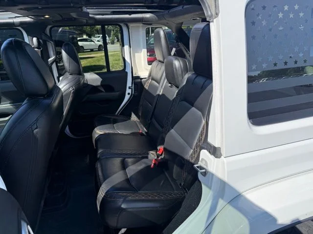 Certified Used 2021 Bright White Clearcoat Jeep Unlimited Sahara High Altitude image 9