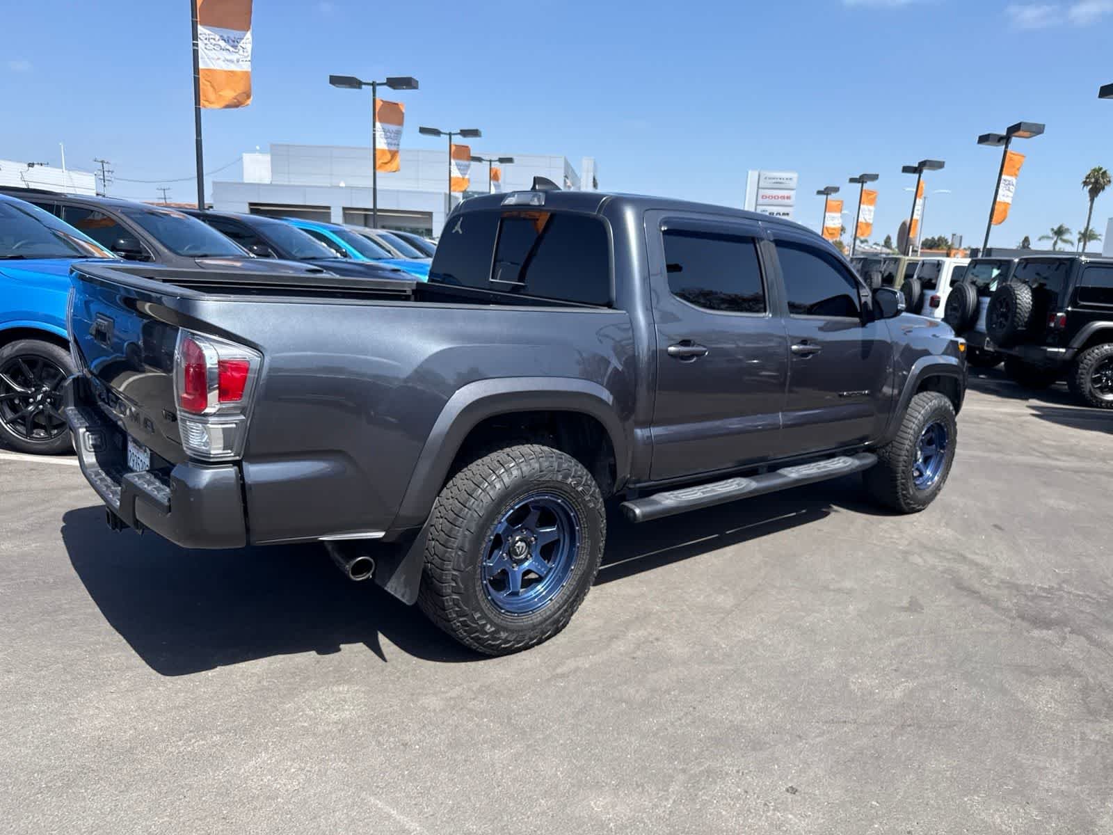 Used 2021 Magnetic Gray Metallic Toyota TRD Sport image 12