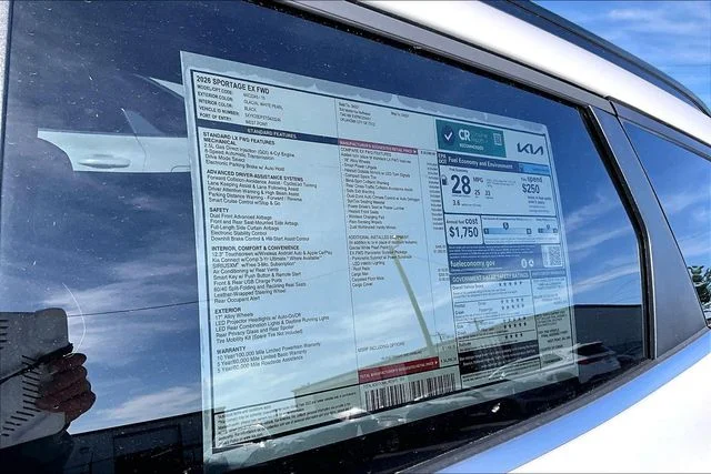 New 2026 White Kia EX image 13