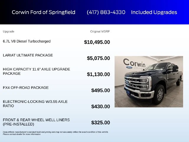 Used 2024 Blue Metallic Ford Lariat image 6