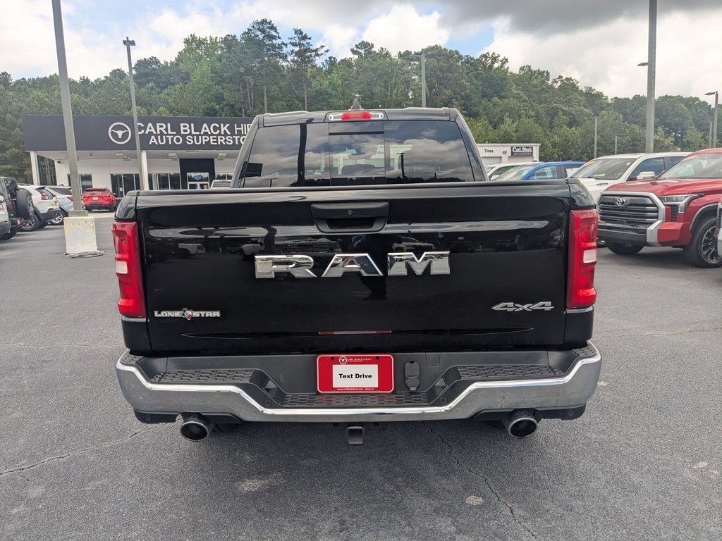 Used 2025 Diamond Black Crystal Pearlcoat Ram Lone Star image 6