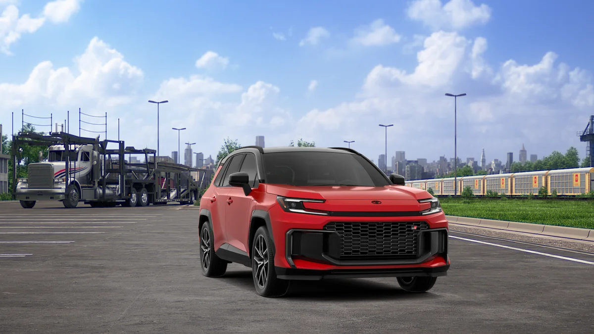 New 2026 Supersonic Red with Midnight Black Metallic roof Toyota GR SPORT image 16
