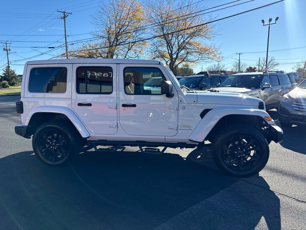 Used 2024 White Jeep Sahara 4xe image 4