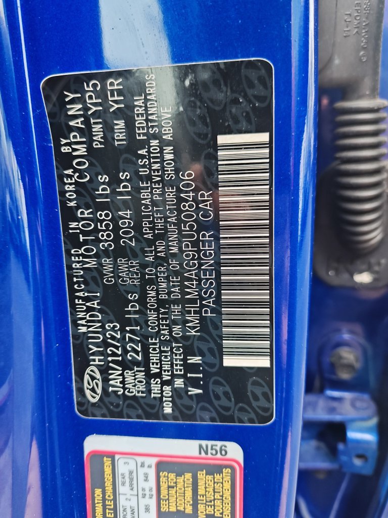 Used 2023 Blue Hyundai SEL image 25