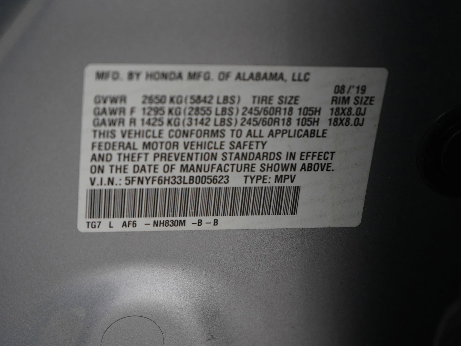 Used 2020 Gray Honda EX image 30