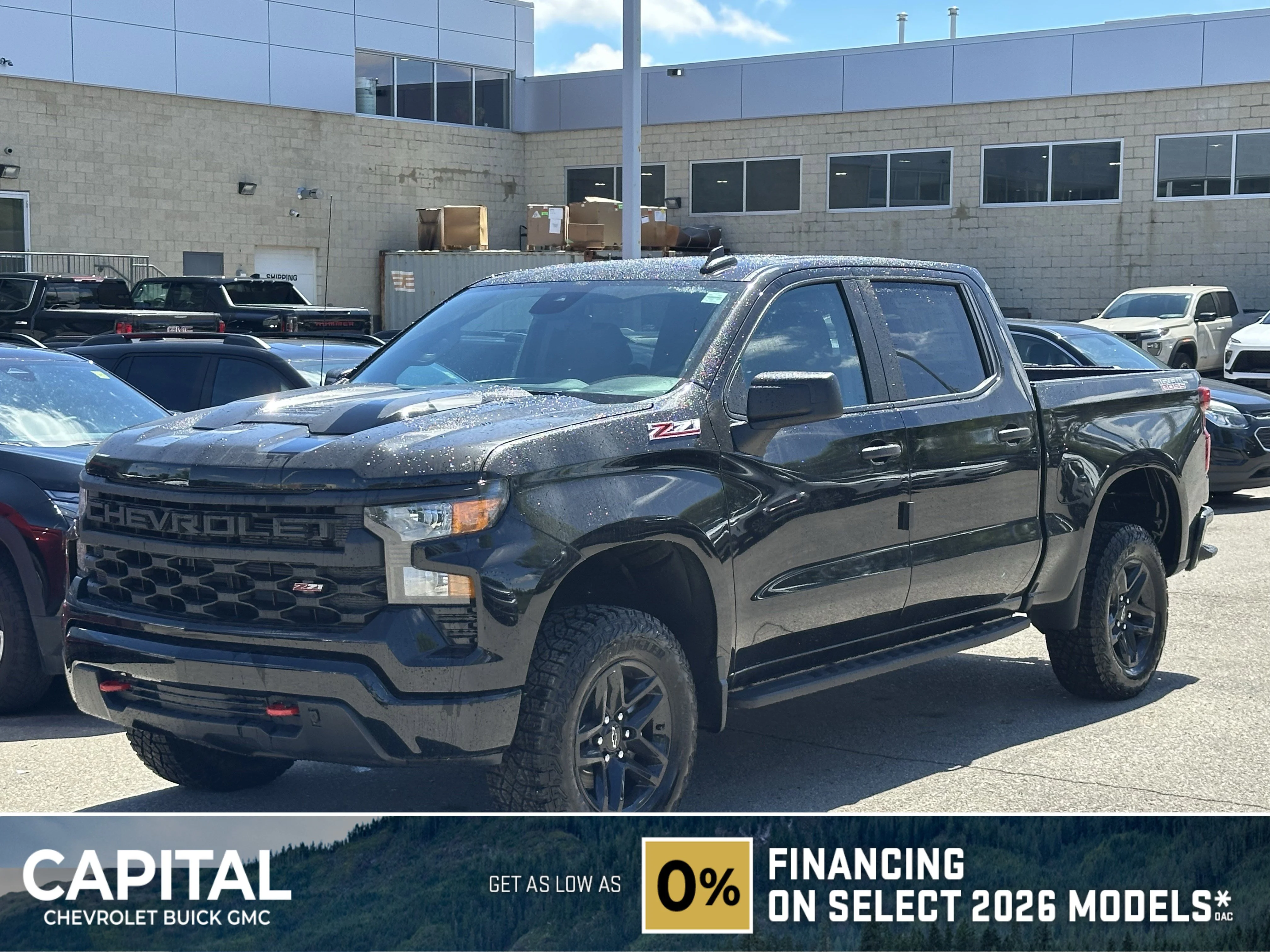 New 2026 Black Chevrolet Custom Trail Boss image 1