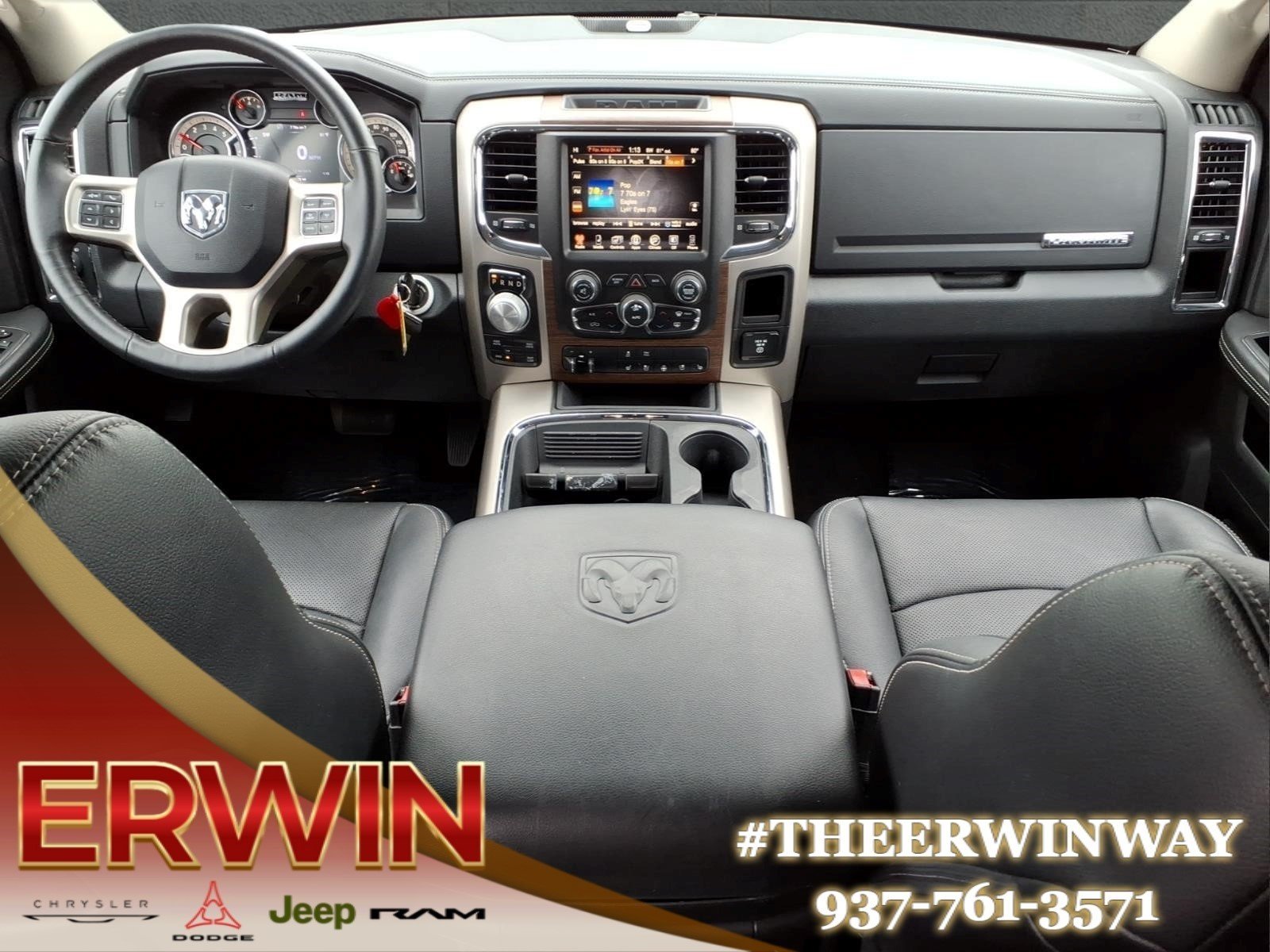 Used 2016 Blue Streak Pearl Coat RAM Laramie image 24