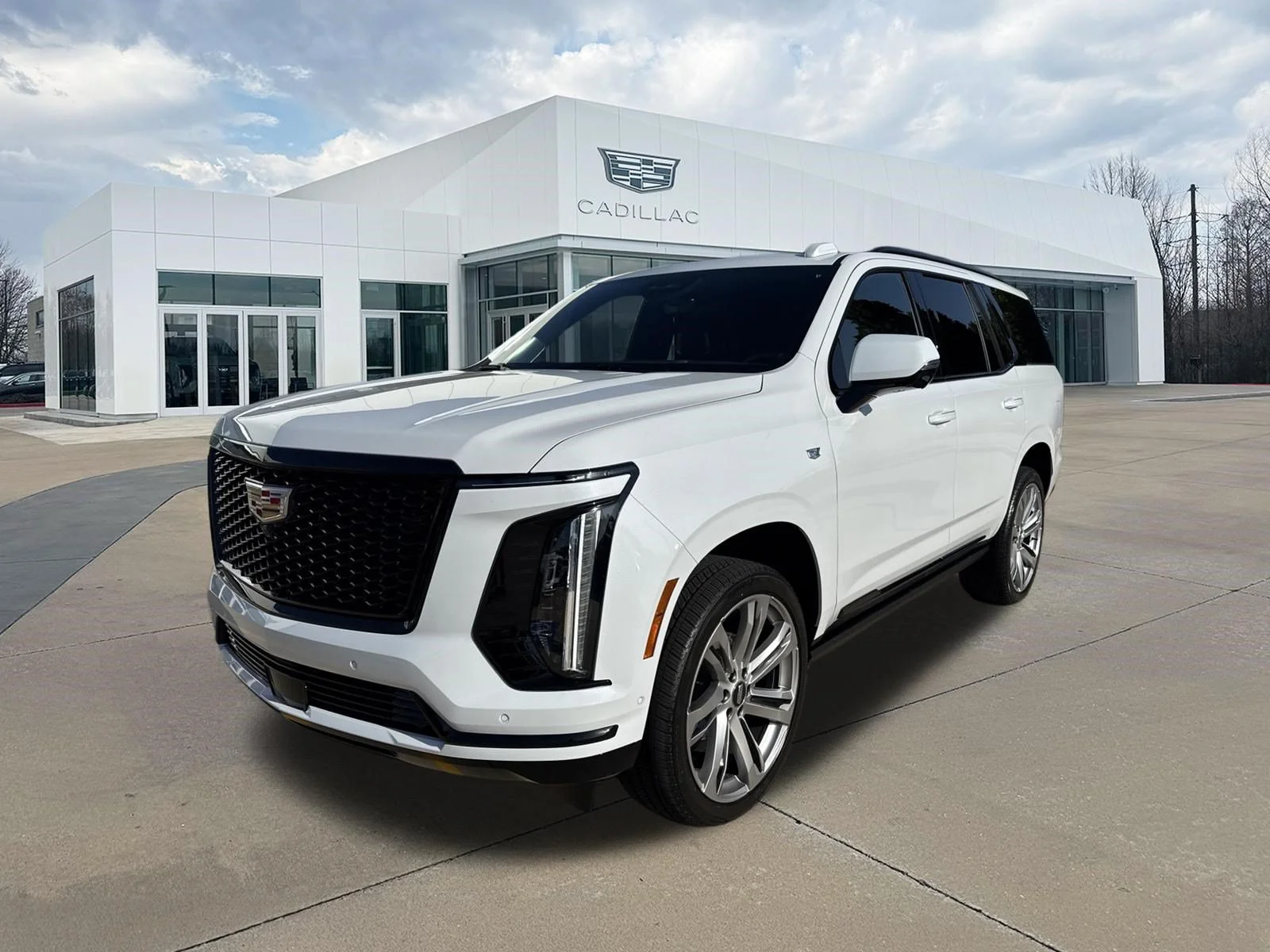 New 2026 Vibrant White Tricoat Cadillac 4WD Platinum Sport image 7