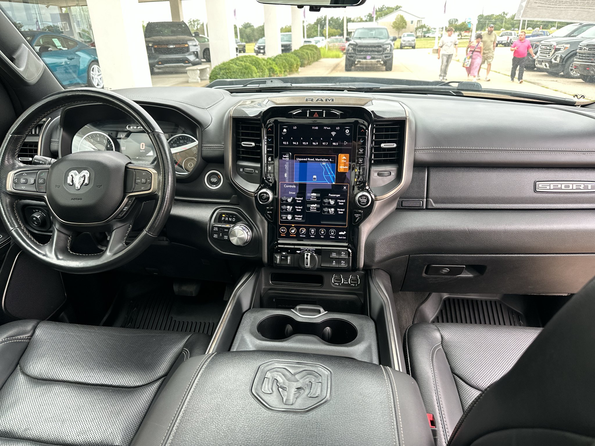 Used 2021 Bright White Ram Sport image 21