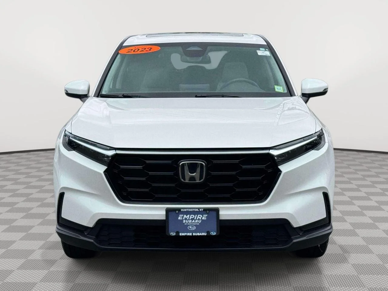 Used 2023 Platinum White Pearl Honda EX AWD image 3