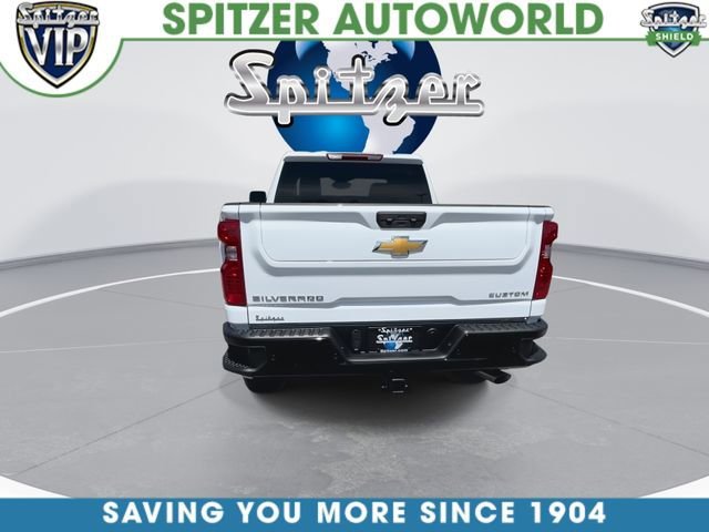 2026 Chevrolet Silverado 2500 HD Custom White at Spitzer Autoworld Chevy Buick GMC Cadillac