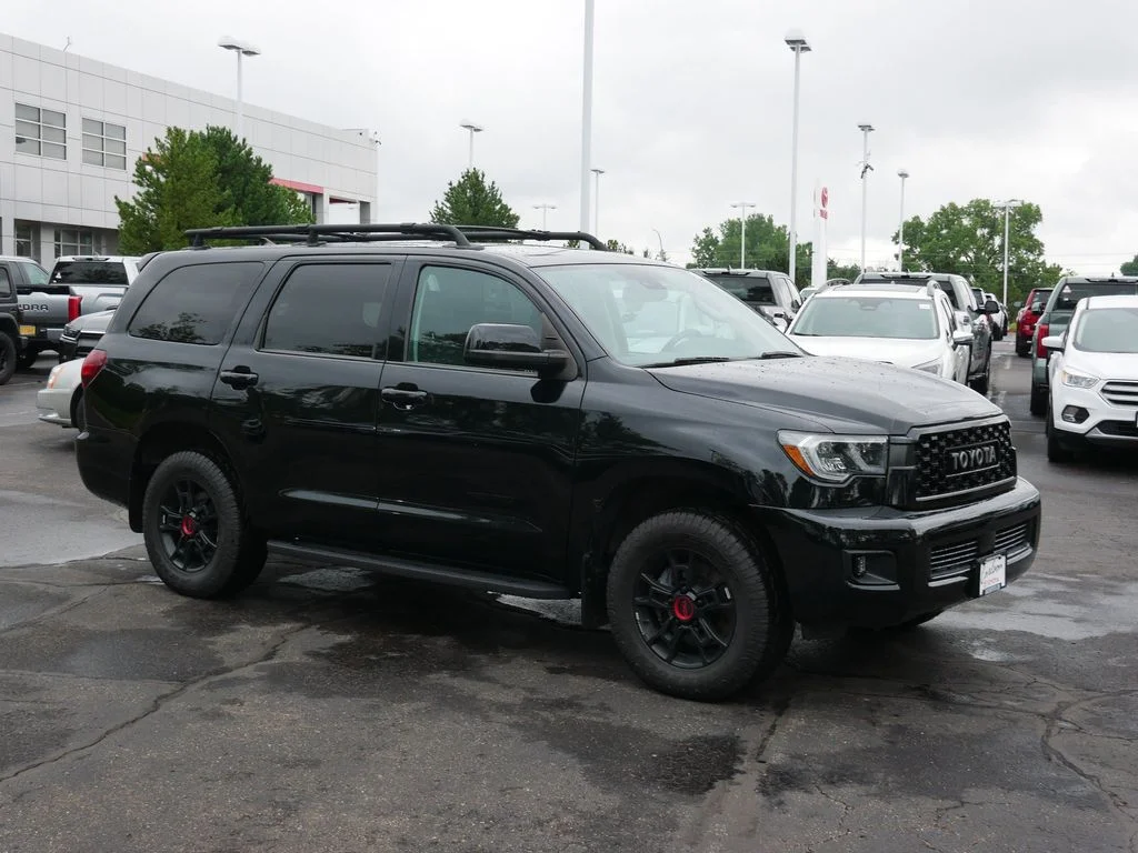 Certified 2021 Toyota Sequoia TRD Pro with VIN 5TDEY5B16MS182453 for sale in Minneapolis, Minnesota