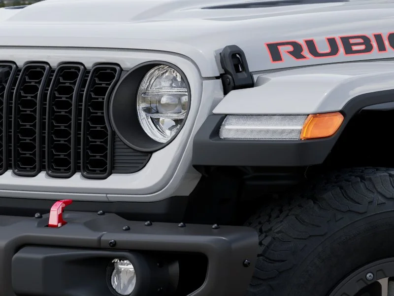 New 2025 Bright White Clearcoat Jeep Rubicon X image 44