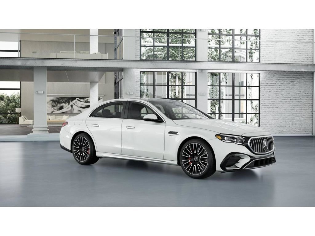 New 2027 MANUFAKTUR Moonlight White Metallic Mercedes-Benz AMG® E 53 Hybrid Sedan image 54