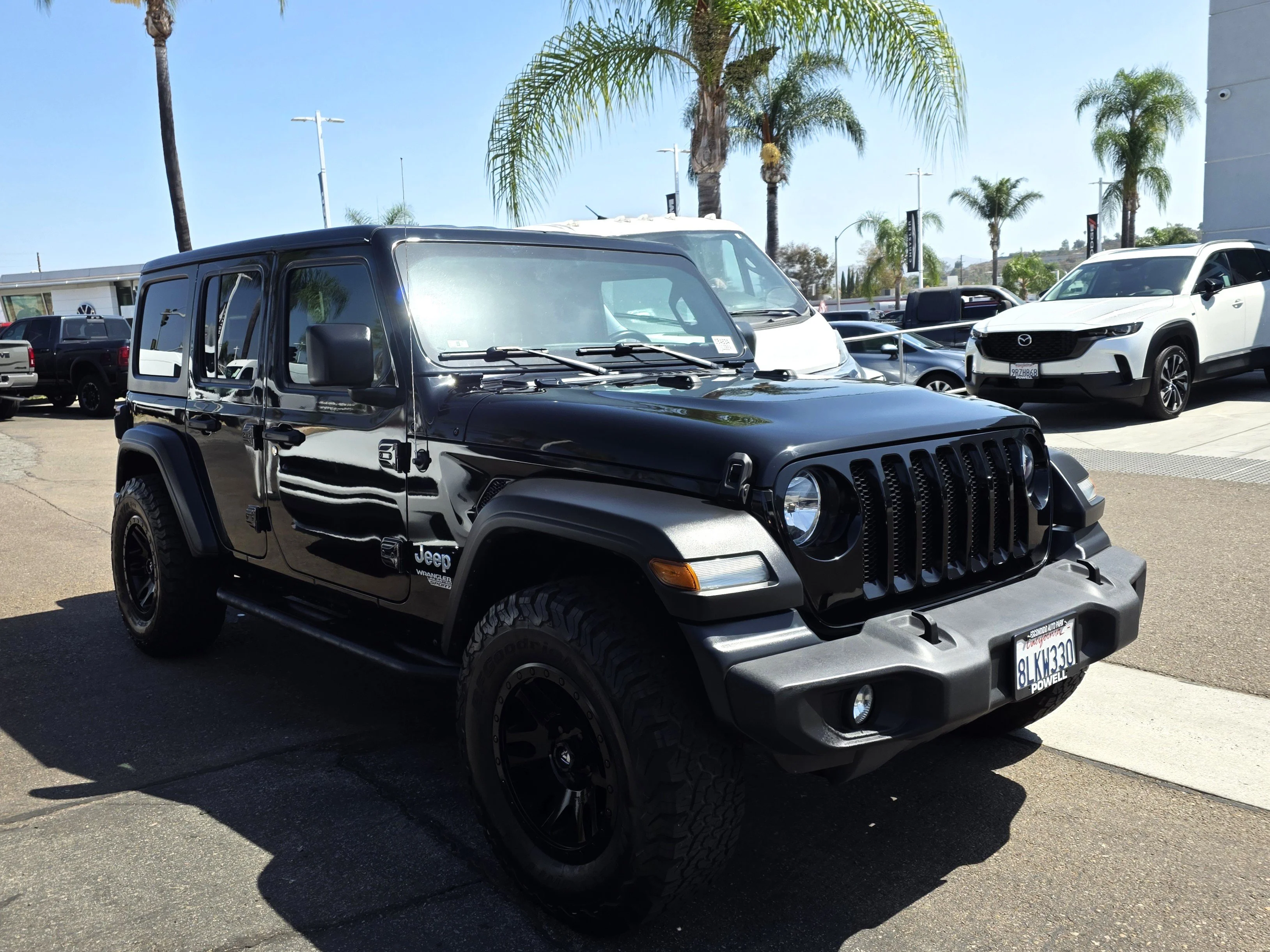 Used 2019 Black Clearcoat Jeep Unlimited Sport S image 6