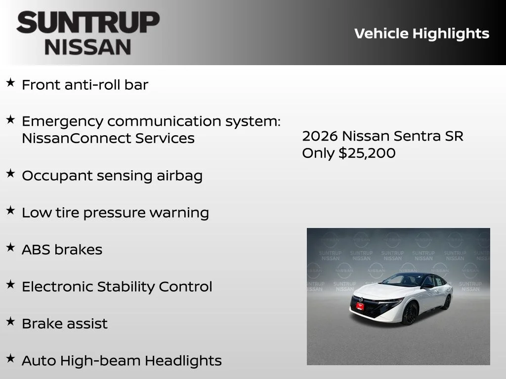 New 2026 White Nissan SR image 23
