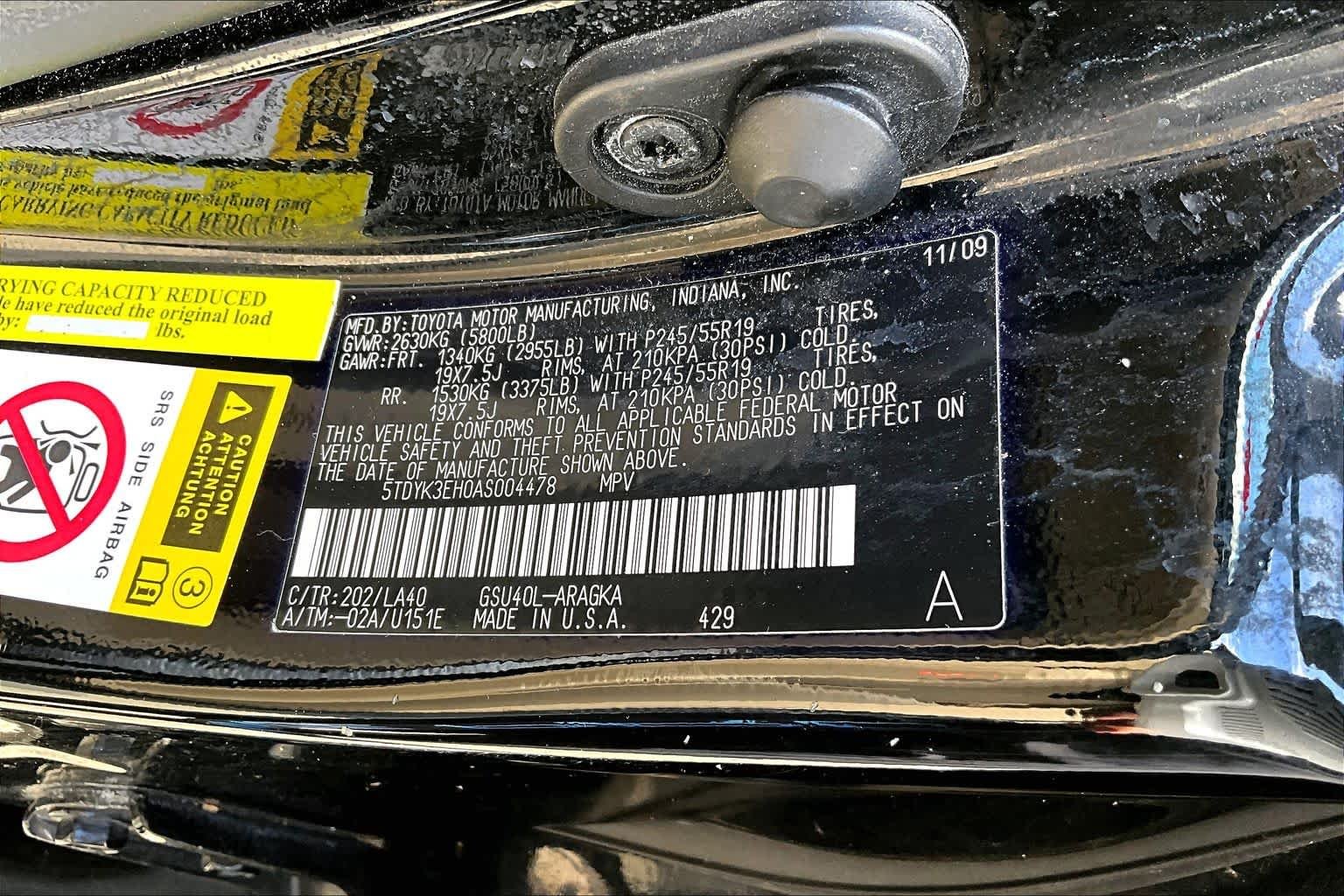 Used 2010 Black Toyota Limited image 31