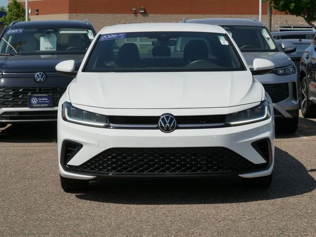 Certified 2026 Volkswagen Jetta Sport with VIN 3VWBW7BU4TM005894 for sale in Inver Grove Heights, Minnesota