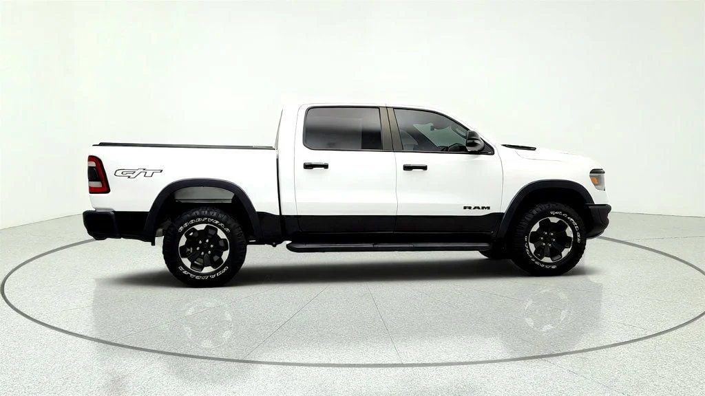 Used 2023 Bright White Clearcoat Ram Rebel 4x4 Crew Cab 5