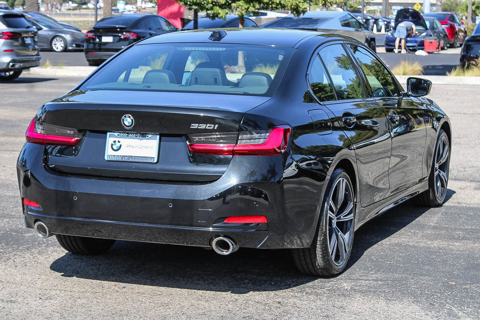 Used 2023 Black Sapphire Metallic BMW 330i image 6