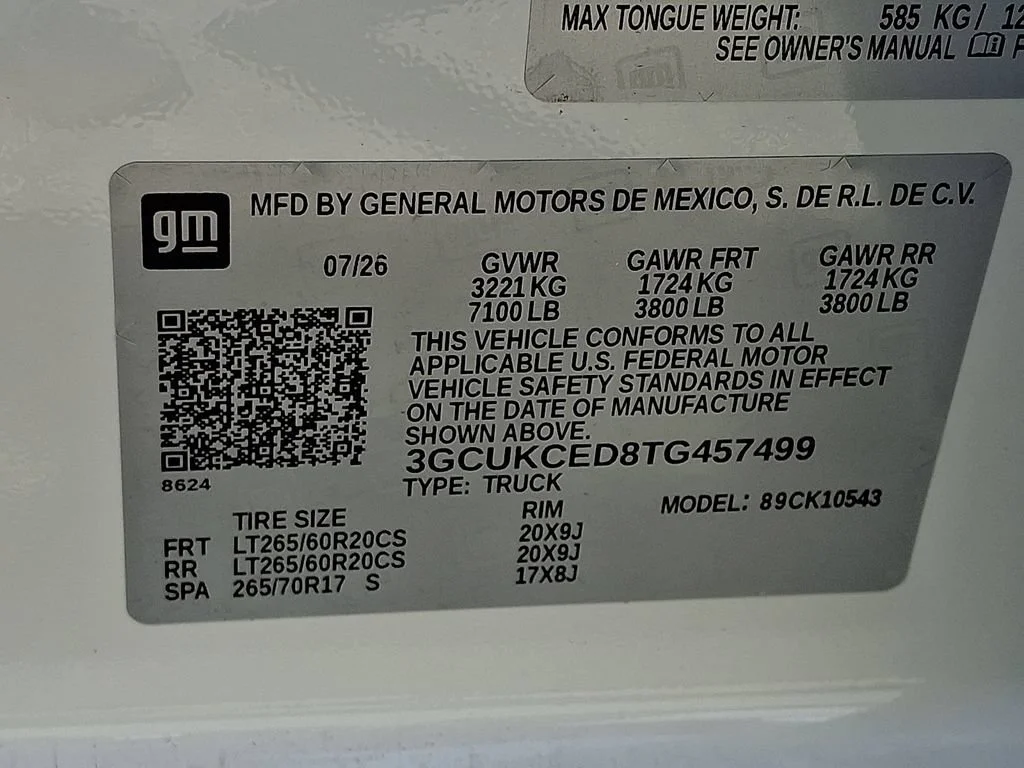 New 2026 Summit White Chevrolet Custom Trail Boss image 19