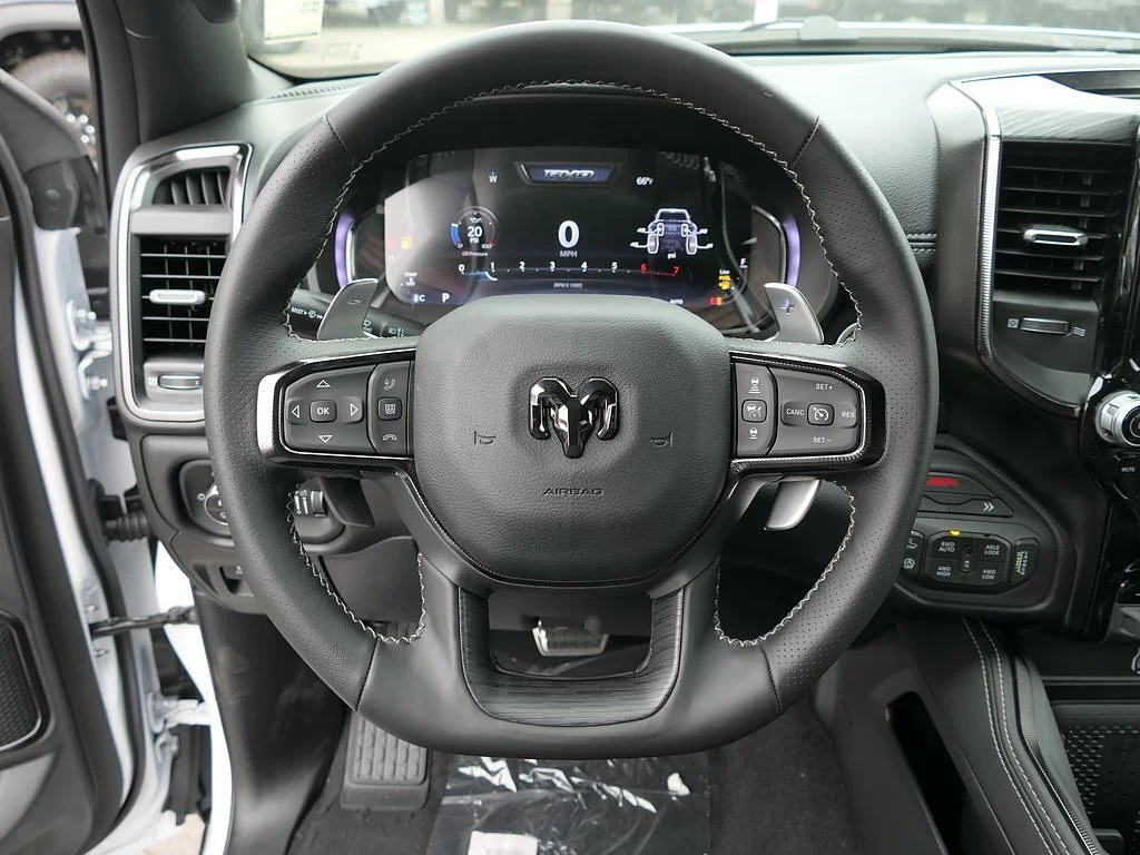 New 2026 Bright White Clearcoat RAM RHO Crew Cab 4x4 5