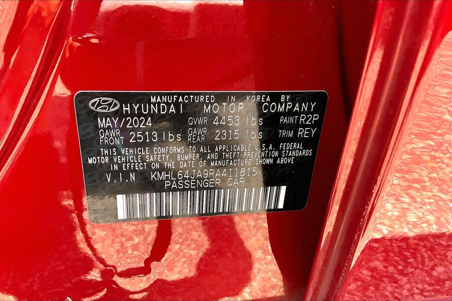 Used 2024 Ultimate red Hyundai SEL image 32