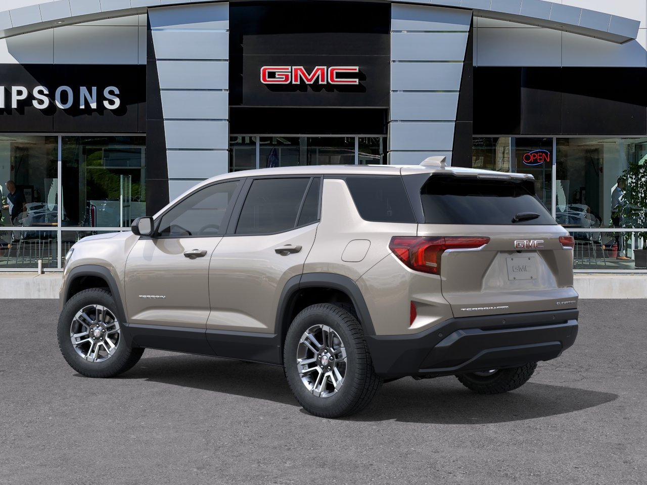 New 2027 Riverstone Metallic GMC AWD Elevation image 2