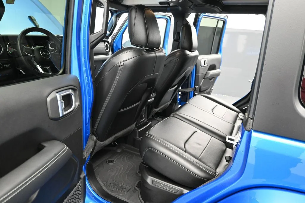 Used 2022 Blue Jeep Unlimited Sahara 4xe image 11