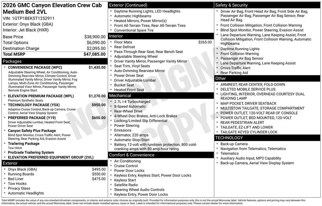 2026 GMC Canyon's photo