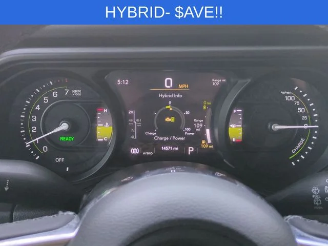 Used 2025 Gray Jeep Sahara 4xe image 19
